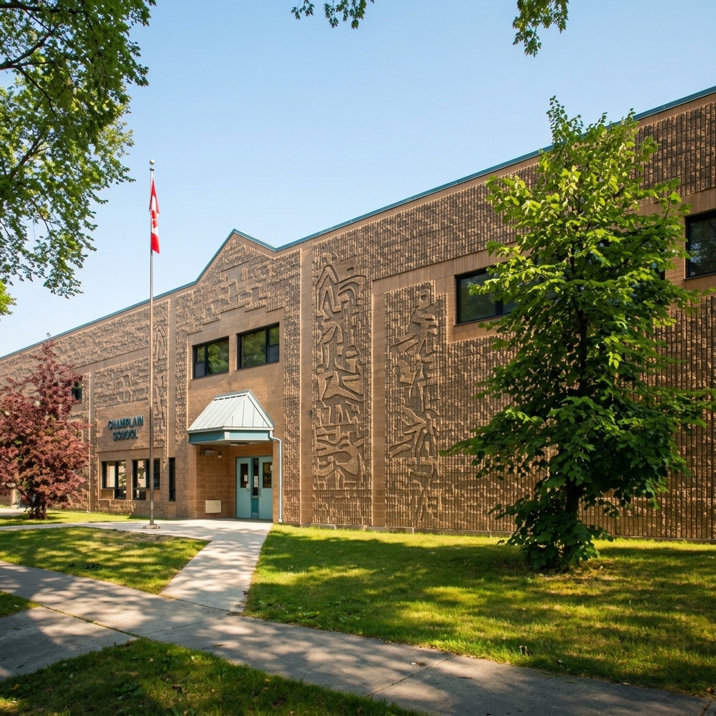 Champlain School CCTV Upgrade from Analog to IP Camera