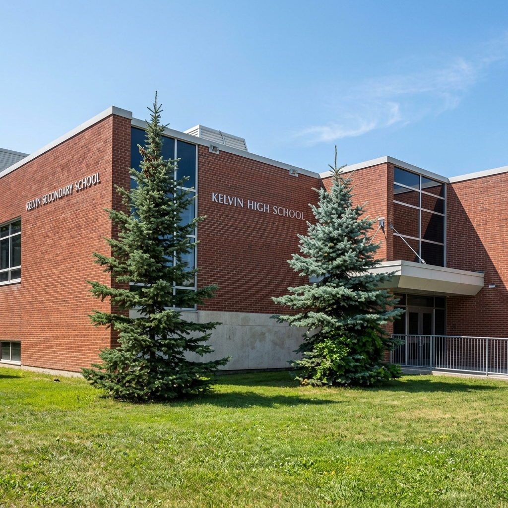 Kelvin High School Installation of 36 CCTV Cameras